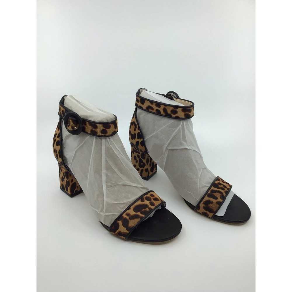 Marc Fisher Strap 3” Heel Pump Leopard print, Lea… - image 2