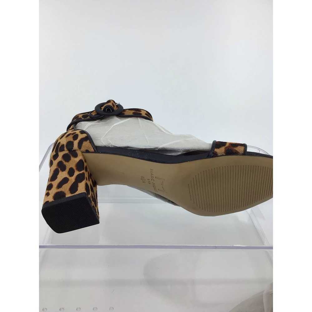 Marc Fisher Strap 3” Heel Pump Leopard print, Lea… - image 8