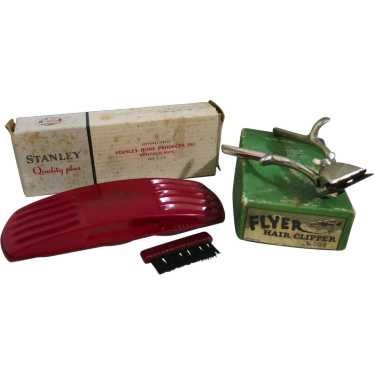 1920's FLYER Hair Clipper, 1950's Stanly Bakelite… - image 1