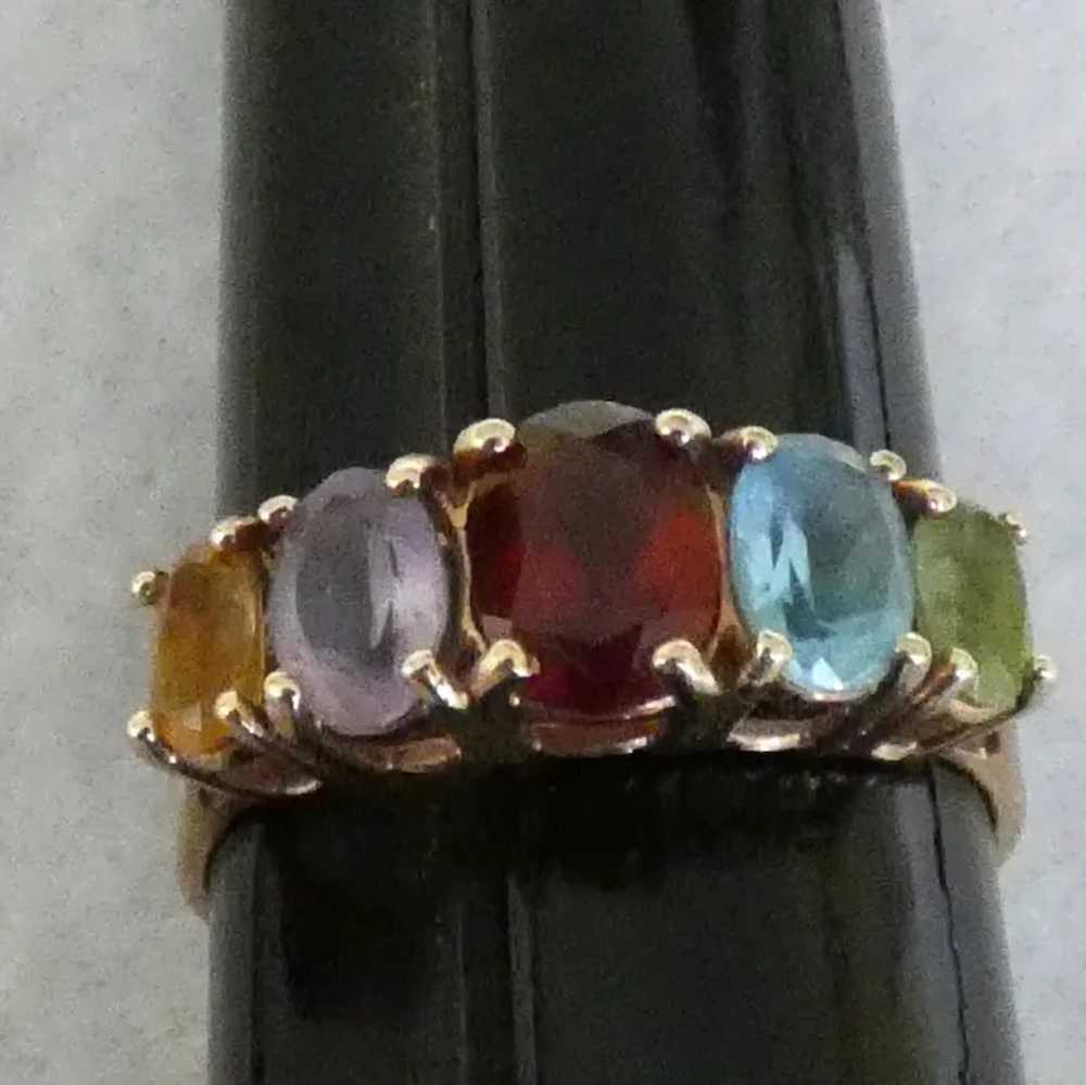 14k Gemstone Ring - image 5