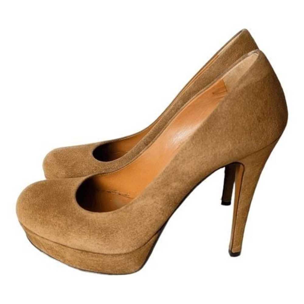 GUCCI Maple Suede Platform Pumps Size 35 - image 2