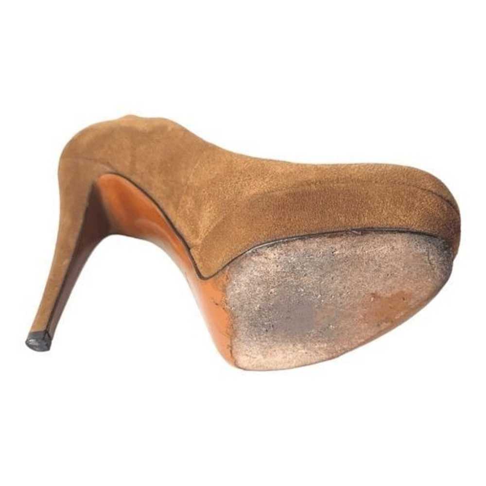 GUCCI Maple Suede Platform Pumps Size 35 - image 9