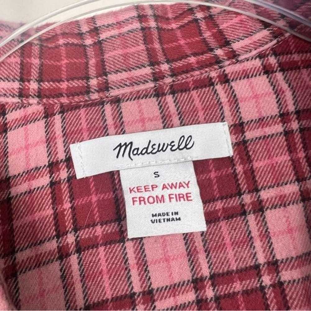 Madewell Flannel Bedtime Pajama Plaid Top - image 4