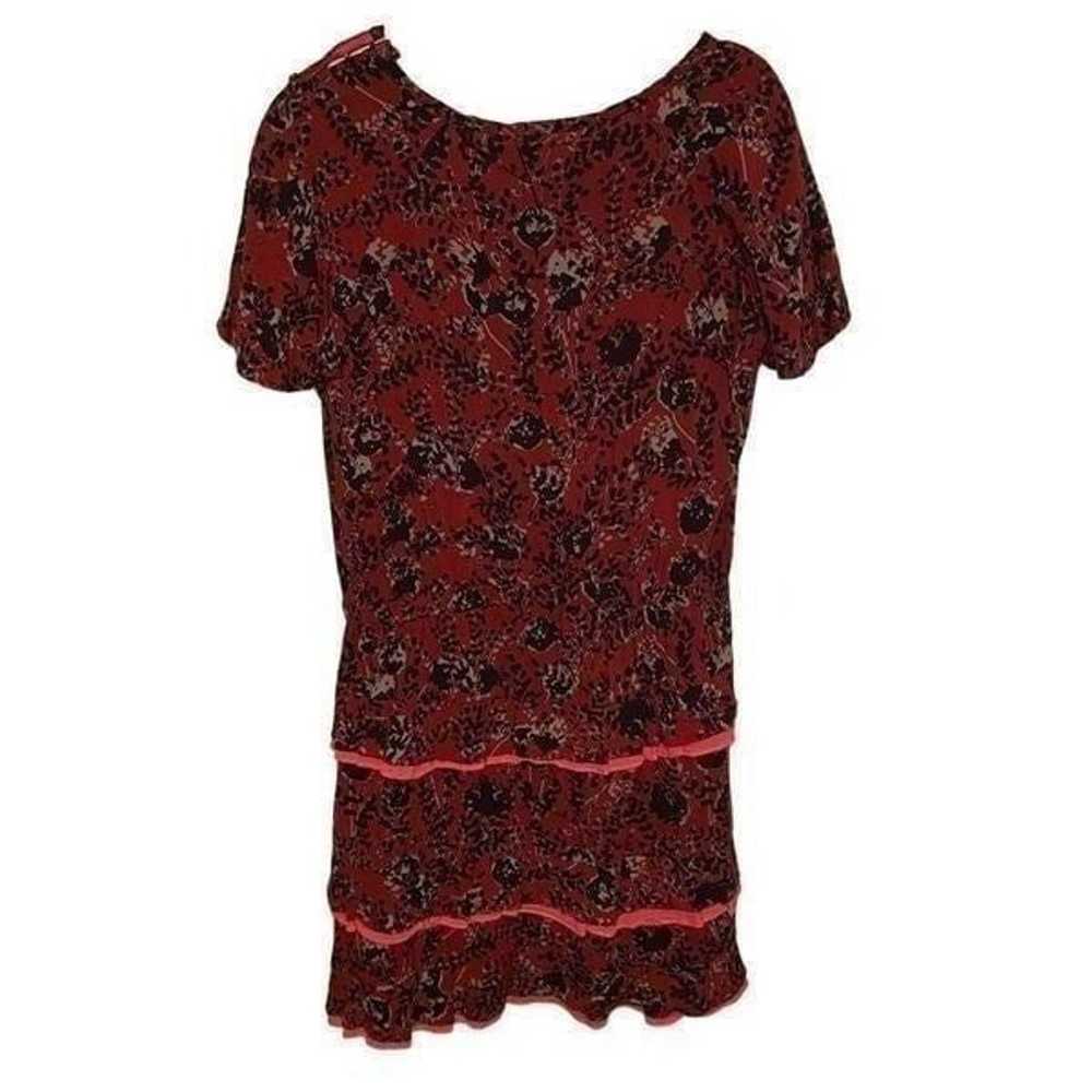 Matilda Jane Helena Dress Burgundy Floral Tiered … - image 3