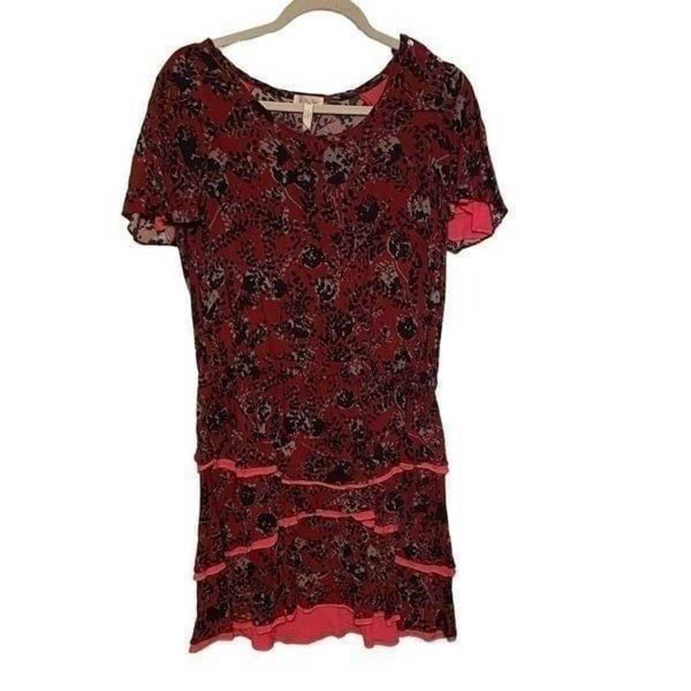 Matilda Jane Helena Dress Burgundy Floral Tiered … - image 6