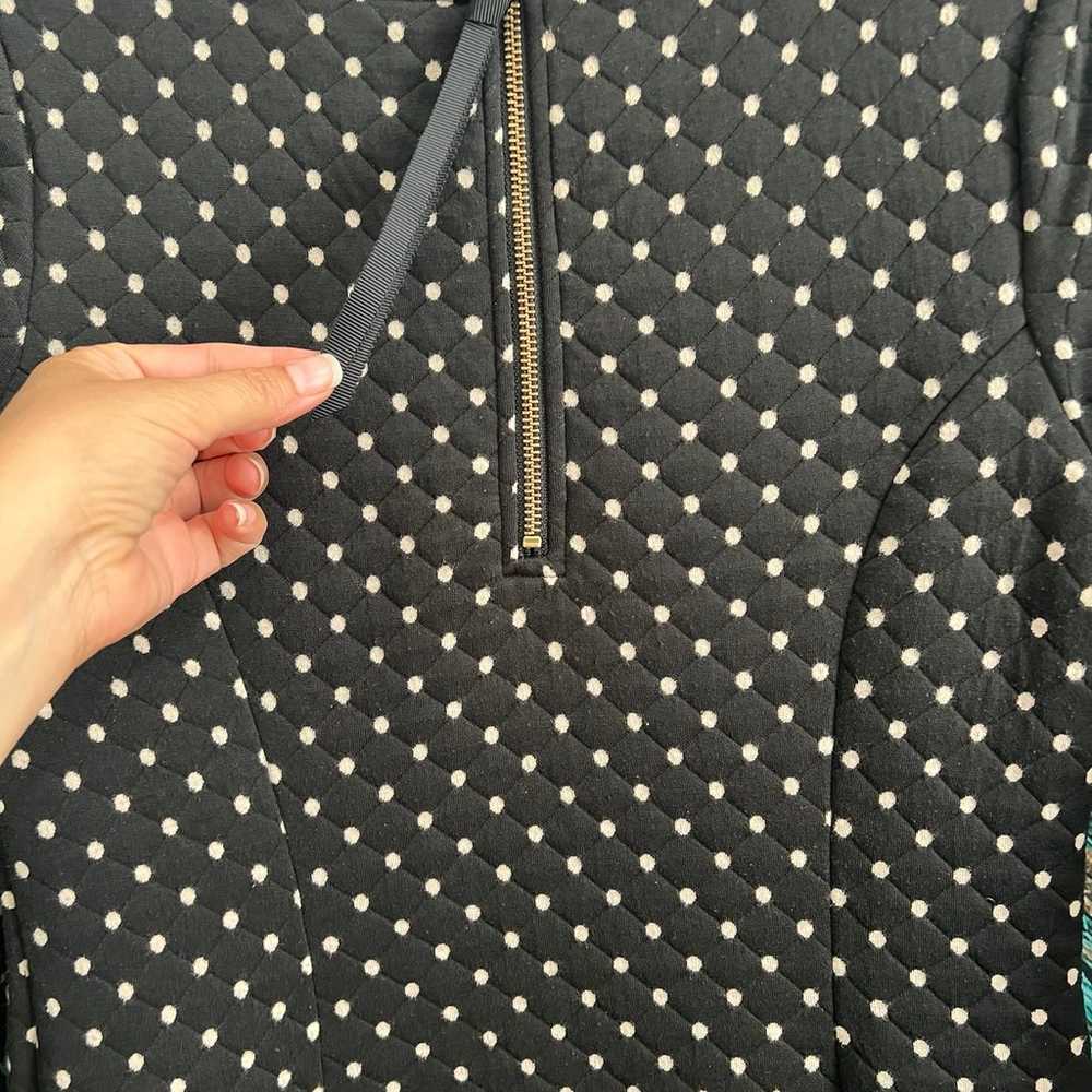 Boden Dotty Day Quilted Polka Dot Dress 1960s Sty… - image 8