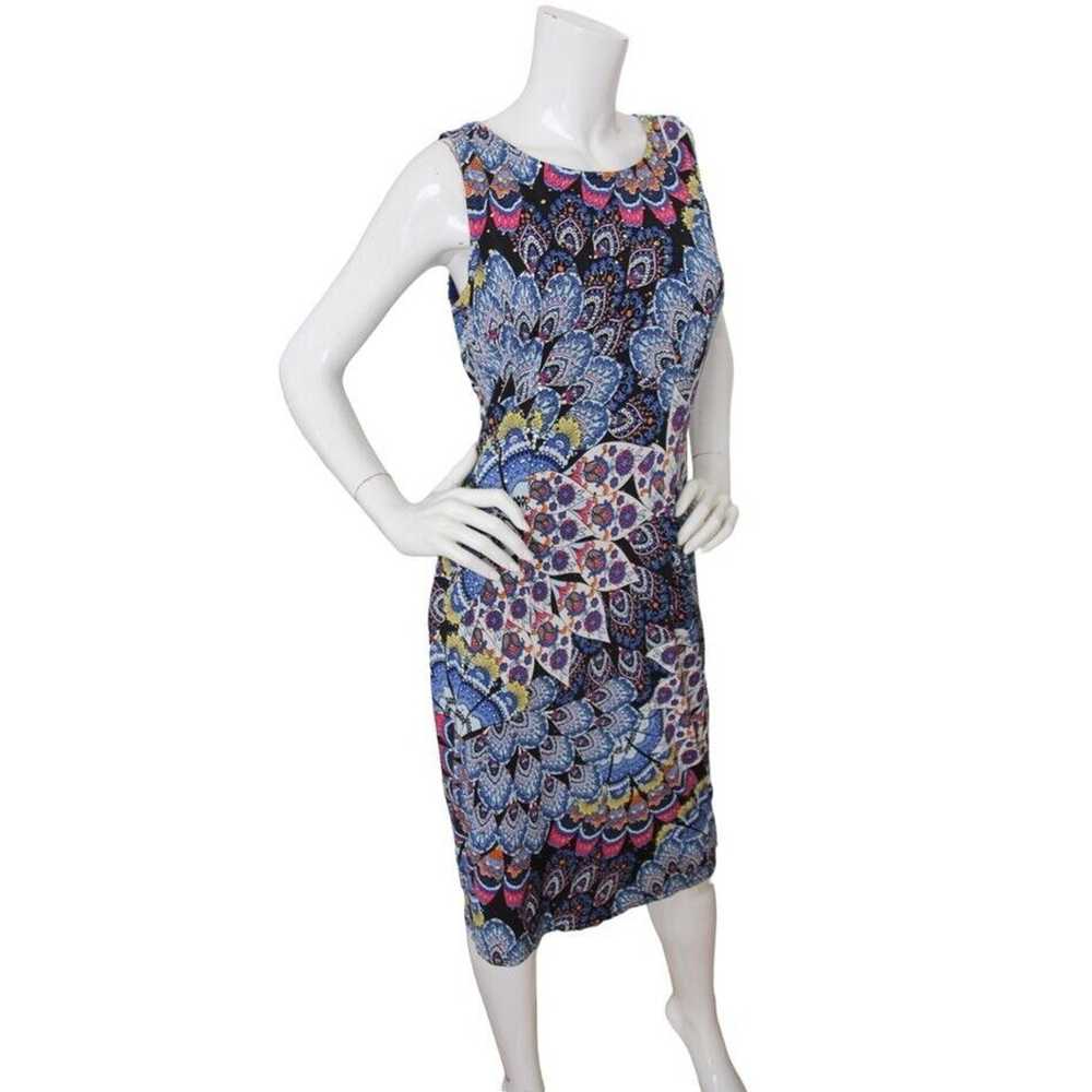 Joseph Ribkoff Paisley Pailette Sleeveless Stretc… - image 3