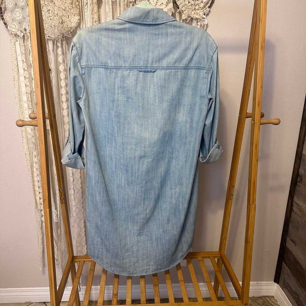 Seafolly Australia Denim Beach Dress Sz XS - image 4