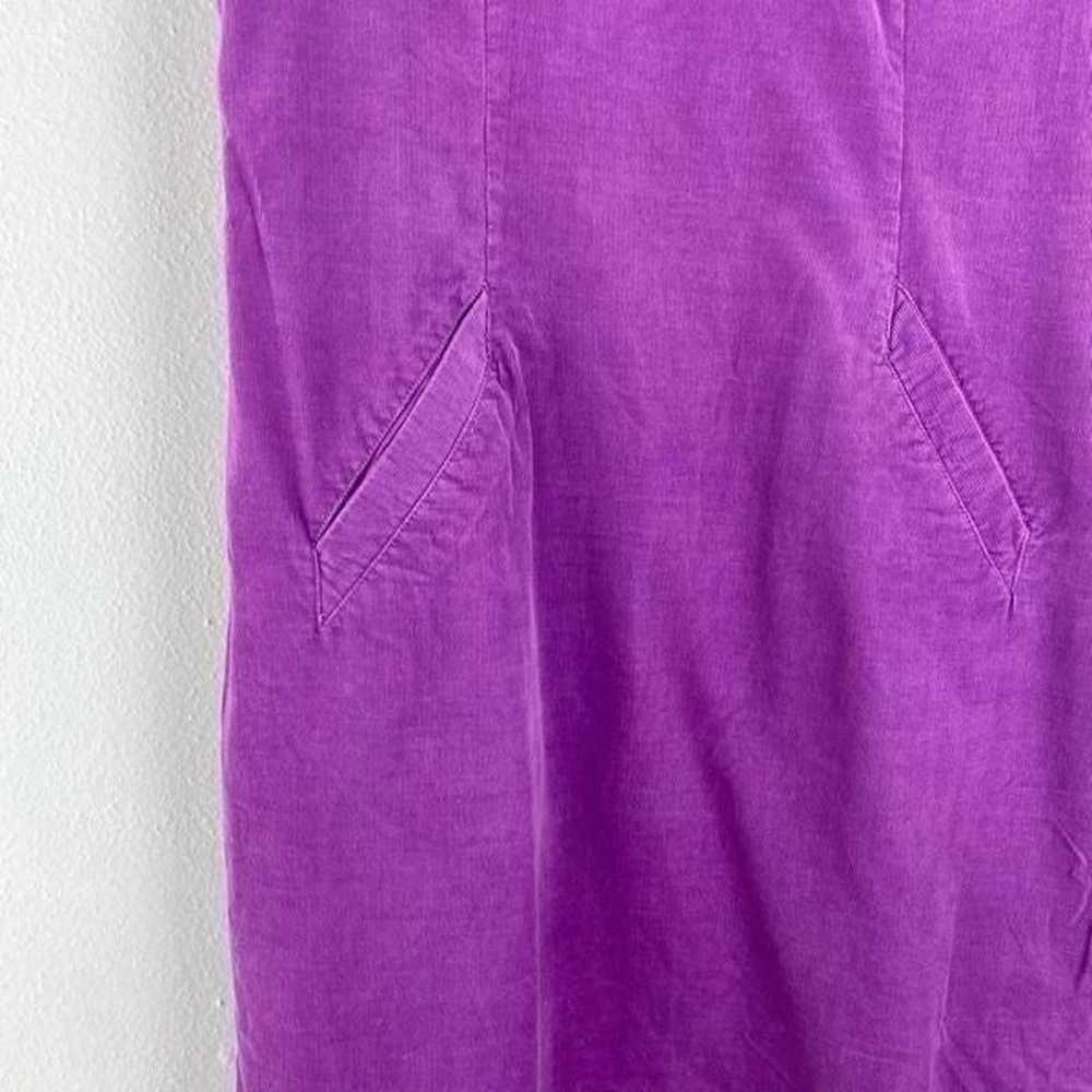 BODEN Corduroy Dress Purple Size 6 GUC U661 - image 2