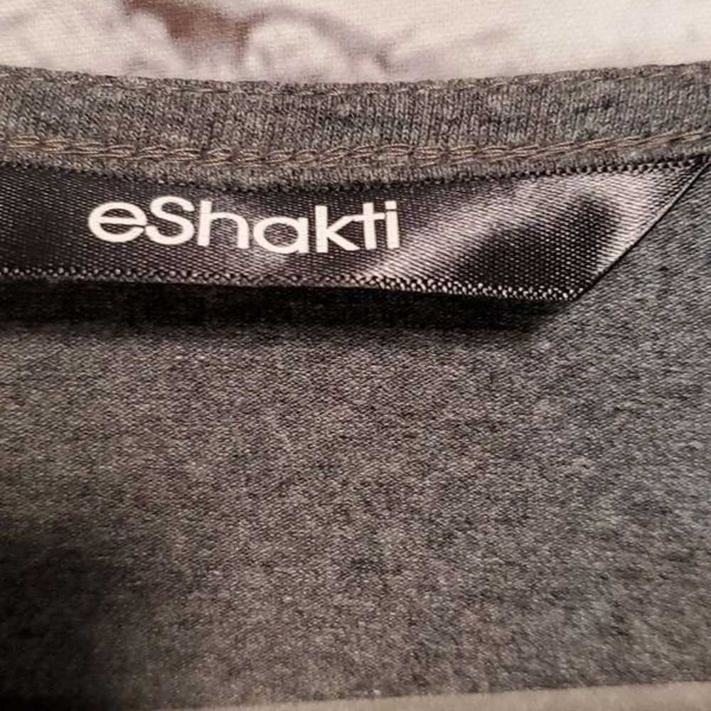 eShakti contrast tipped trim cotton jersey dress … - image 5