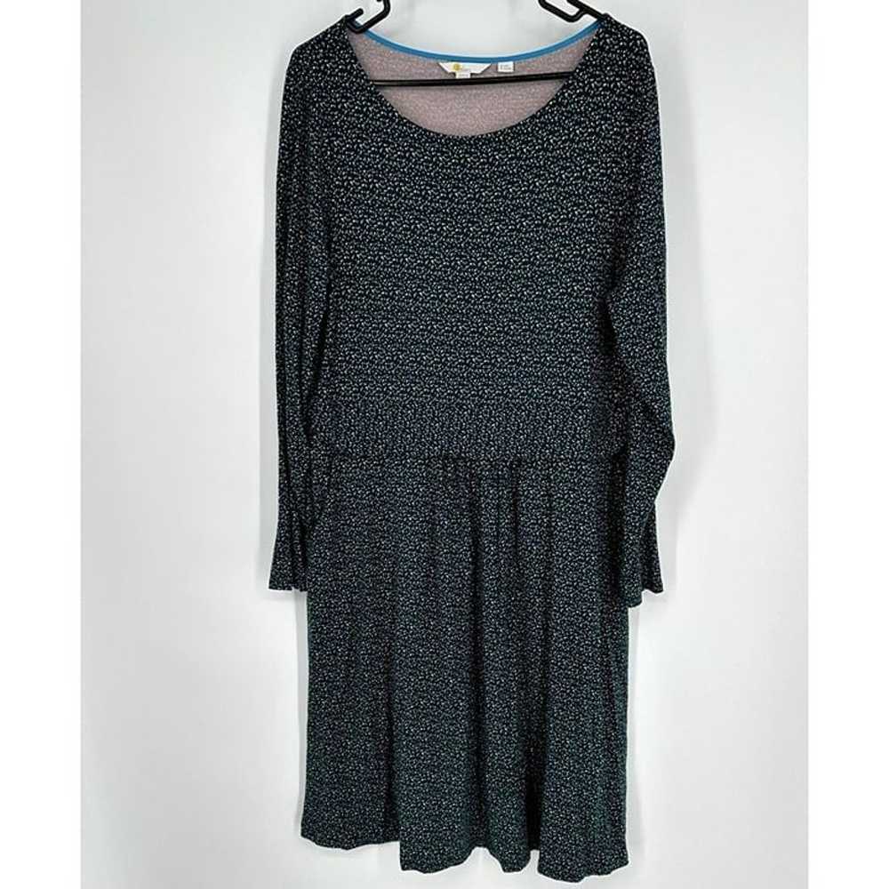 Boden Mabel Stretch Jersey Knit Dress Pleated Wai… - image 1