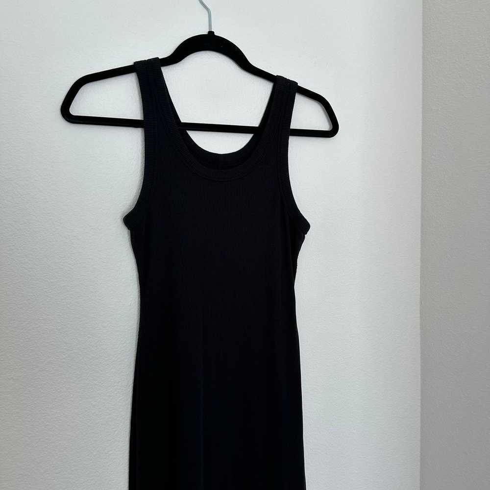 Everlane Ribbed Midi Tank Dress Organic Cotton So… - image 3