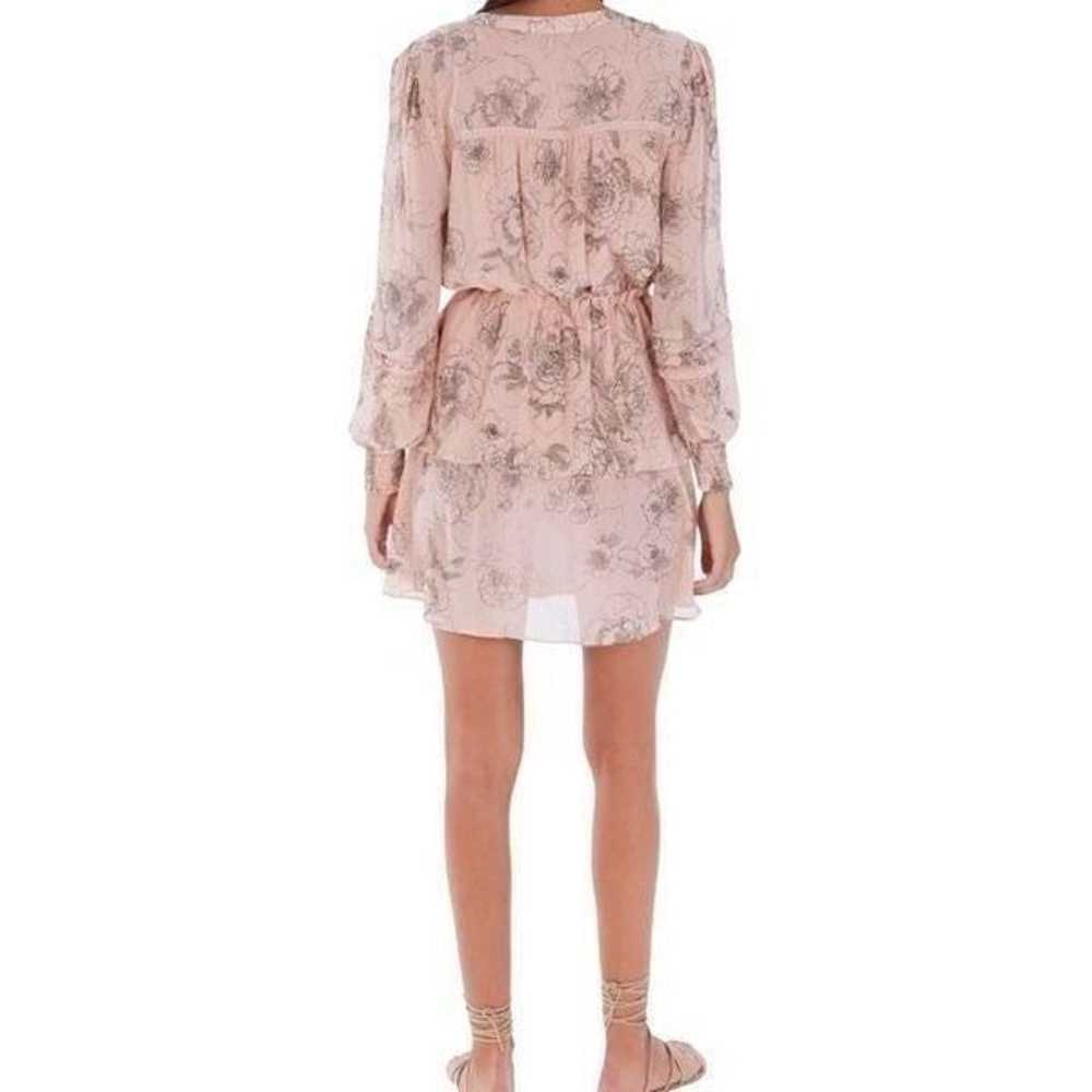 ALLISON NEW YORK Floral Tiered Tassel Dress Pink … - image 2