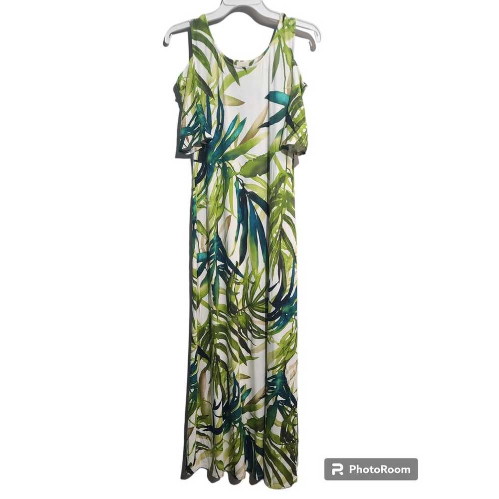 Chico's Tropical Cold-Shoulder Maxi Dress - image 2