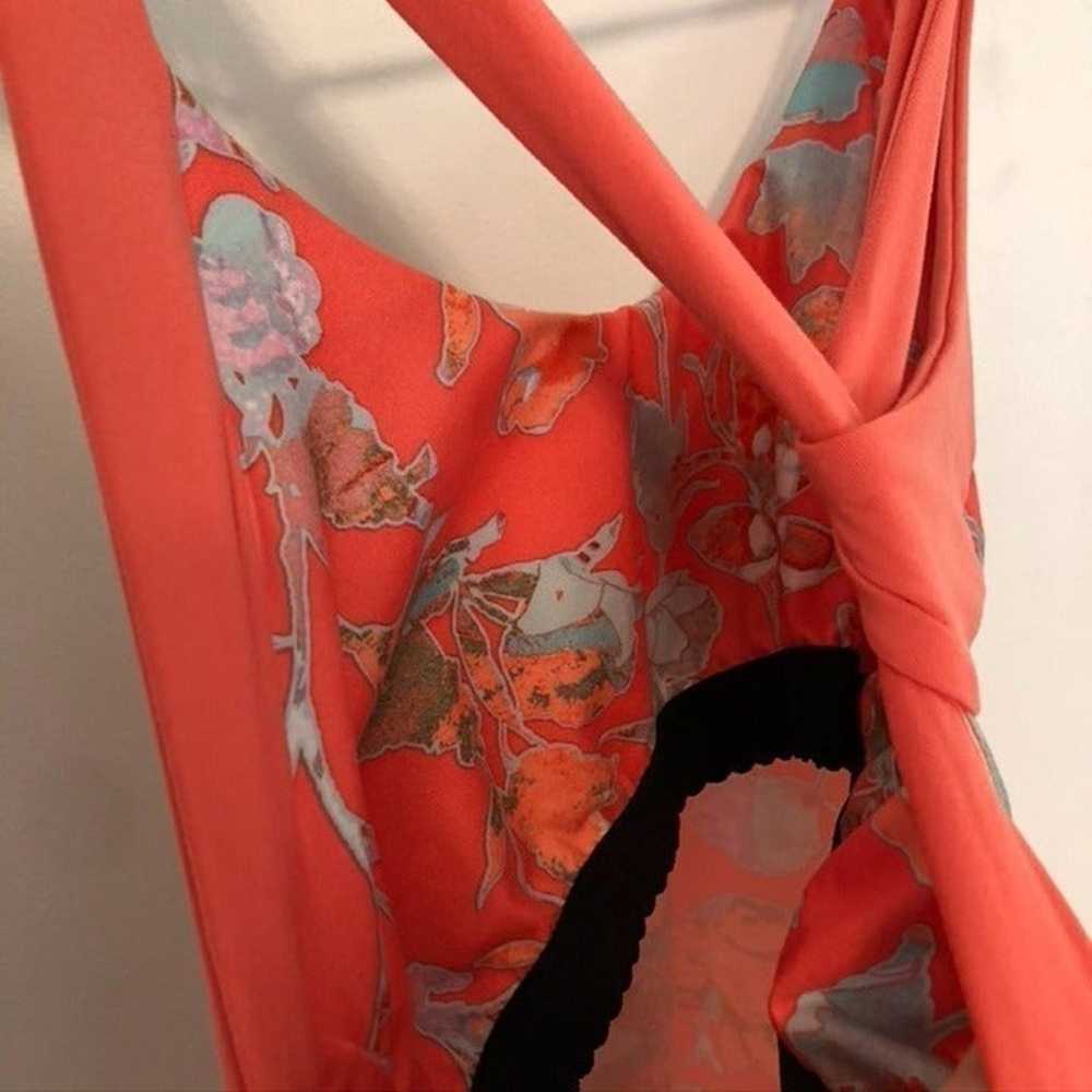 PATAGONIA Morning Glory Dress Coral Orange Multi … - image 8