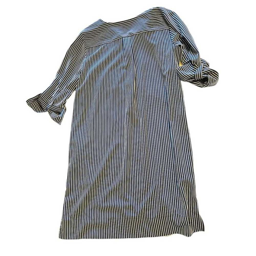 Loft Blue White Striped Dress - image 2