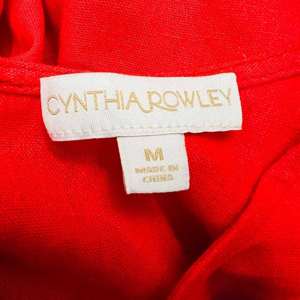 Cynthia Rowley Long Red Dress - M - INCLUDES SHIP… - image 3