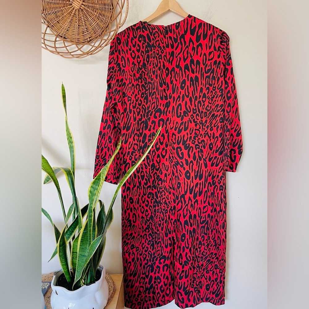 Zara Animal Print Maxi Dress - image 5