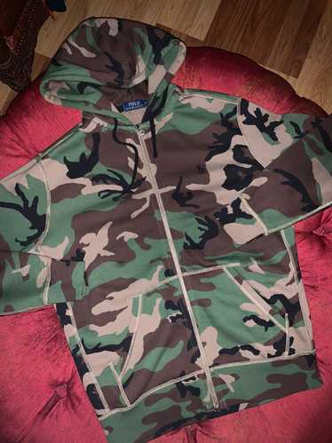 Polo Ralph Lauren Camouflage Polo Hoodie - Size Me