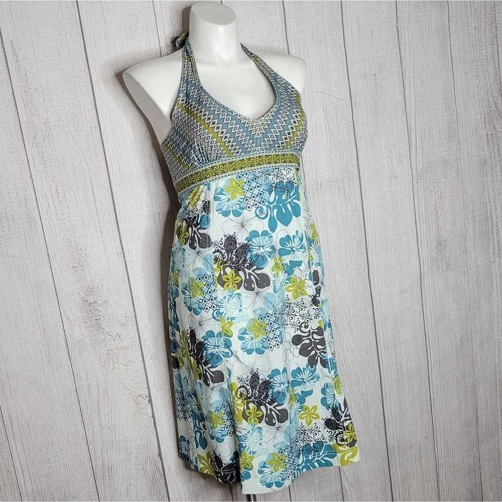 Athleta Pack Everywhere Floral Halter Dress, Size… - image 1