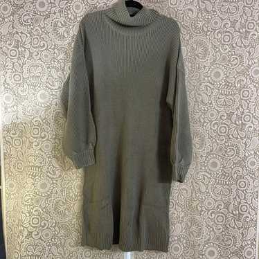 Sage Sweater Dress 2X New - image 1