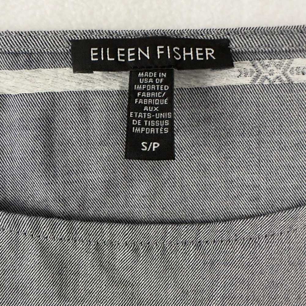 Eileen Fisher Dress Sz Small Gray Nomadic Stripe … - image 7