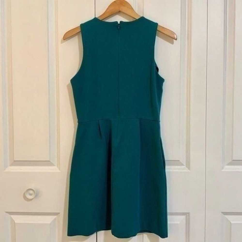 Madewell Teal Blue Verse Fit and Flare Stretch Sl… - image 8
