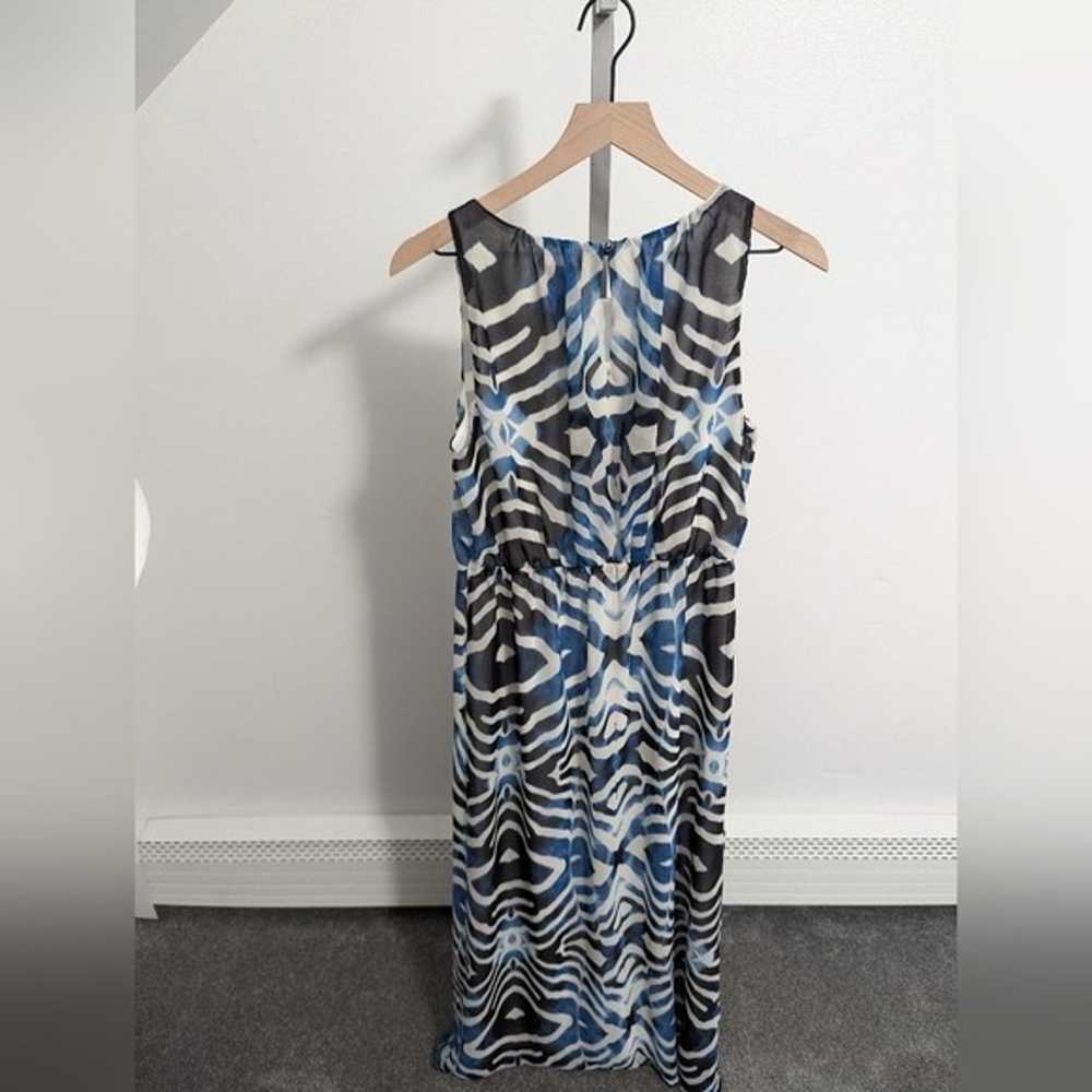V Cristina Sleeveless Maxi Dress Blue/White/Black - image 6