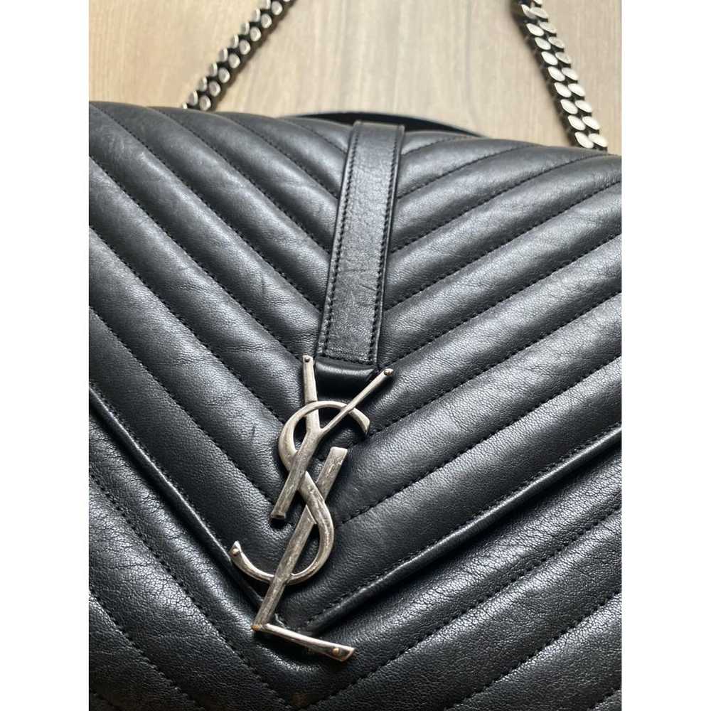 Saint Laurent Collége monogramme leather handbag - image 5