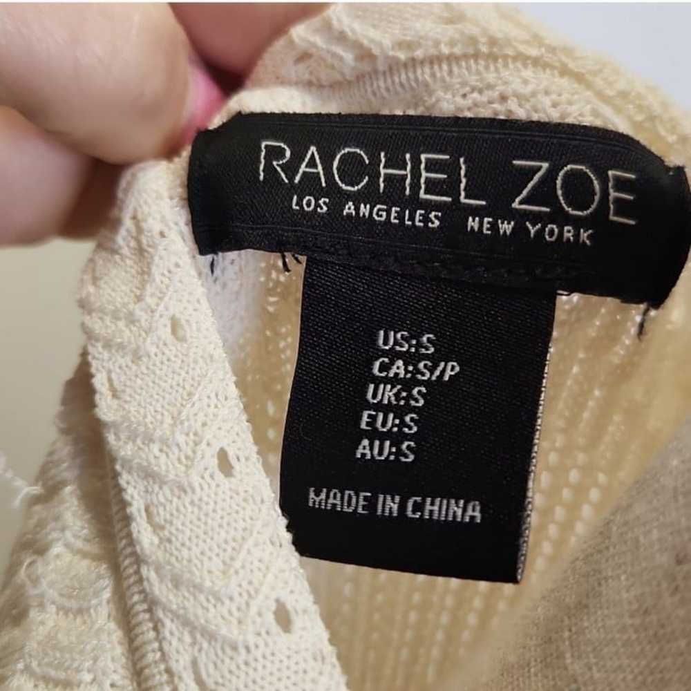 NWOT Rachel Zoe Ivory Knit Dress Size Small - image 8