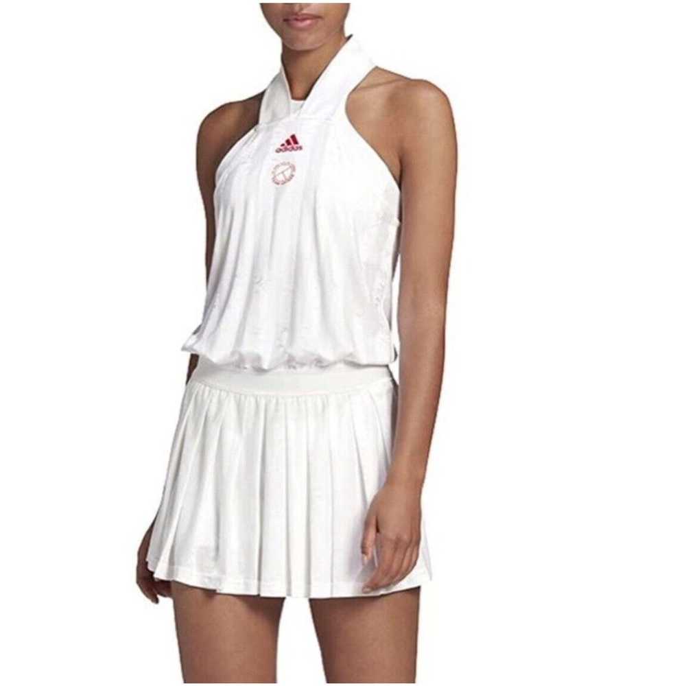 adidas dress womens Size XS white tennis all in o… - image 2