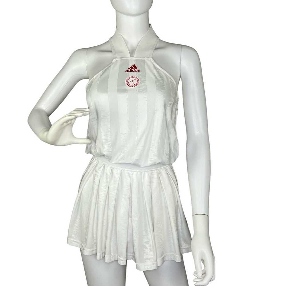 adidas dress womens Size XS white tennis all in o… - image 4
