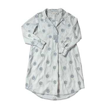 Soft Surroundings Gray Paisley Park Tencel Shirt T