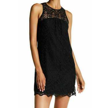 Joie Black Floral Scroll Lace Sleeveless LBD Shea… - image 1