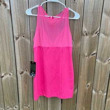 New Bebe Pink Bodycon Sleeveless Mini Dress