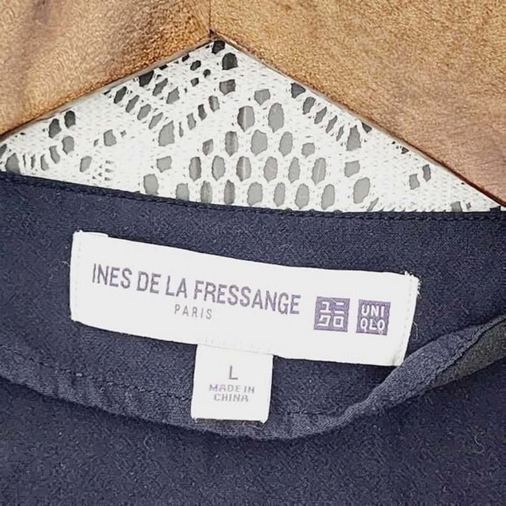 Ines De la Fressange Uniqlo wrap long sleeve Midi… - image 3