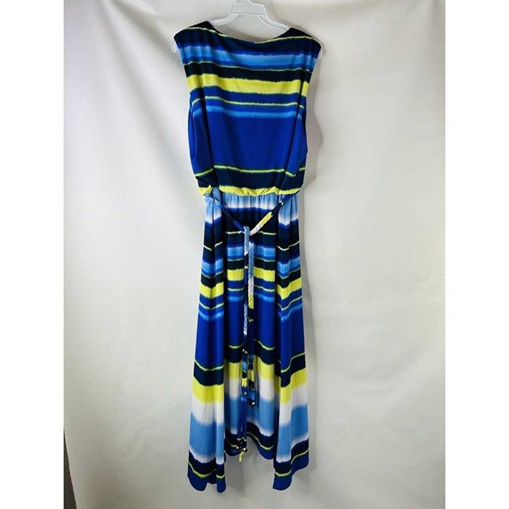 Chicos size 3 Womens XL Slinky Color Block Belted… - image 5