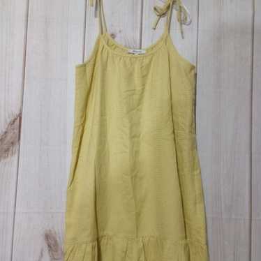 Madewell Dress Ladies Extra Small Yellow Spaghetti