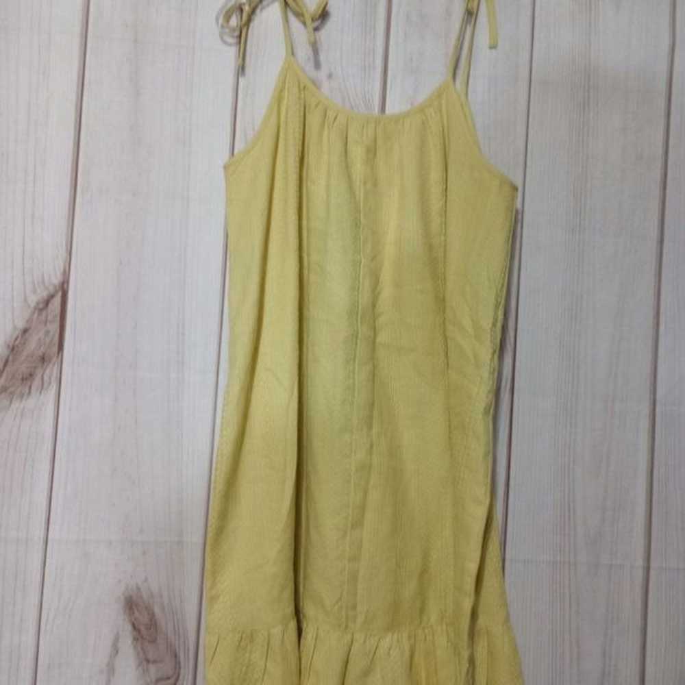Madewell Dress Ladies Extra Small Yellow Spaghett… - image 2