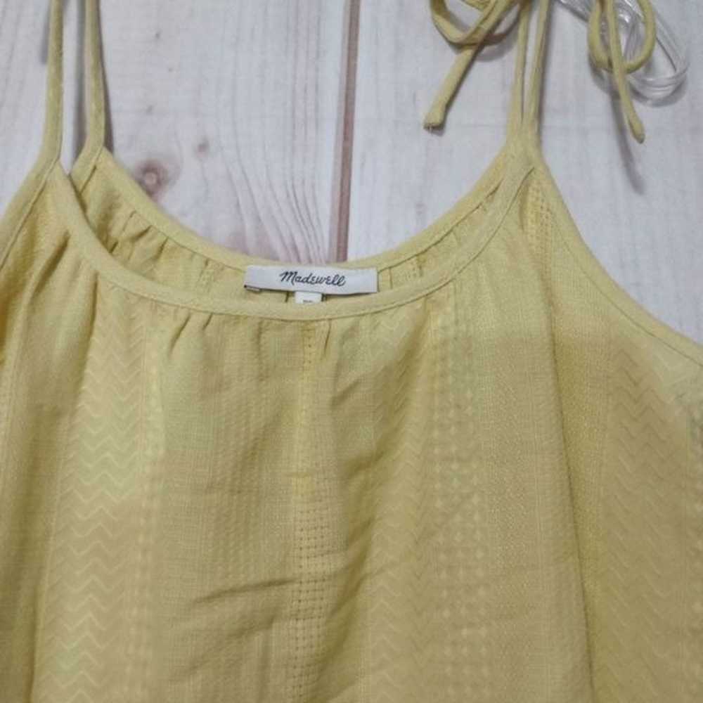 Madewell Dress Ladies Extra Small Yellow Spaghett… - image 3