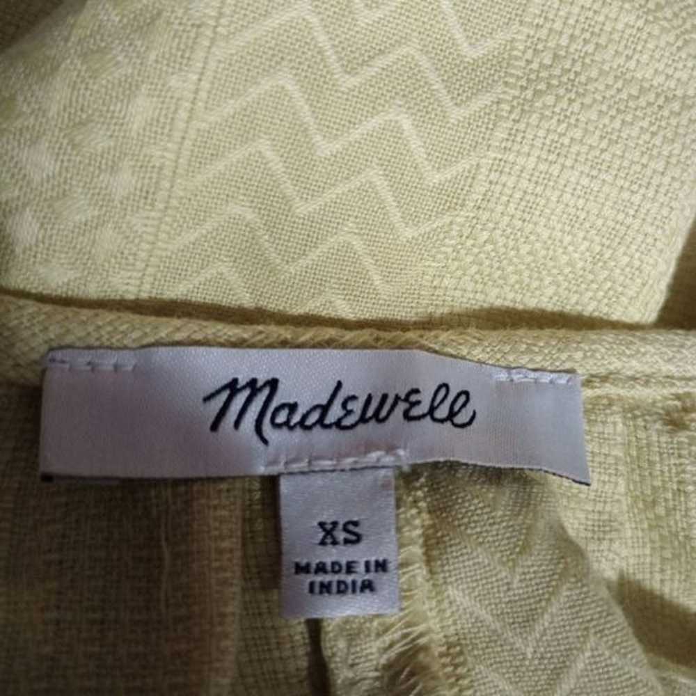 Madewell Dress Ladies Extra Small Yellow Spaghett… - image 5
