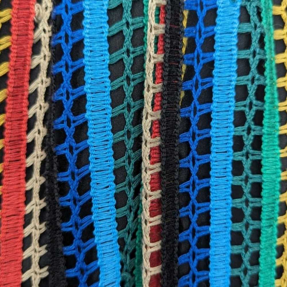 Anthropologie Eva Franco Multicolored Rainbow Cro… - image 5