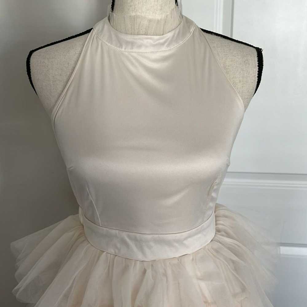 Mable Ivory Tulle Layered Ballerina Dress Size Sm… - image 2