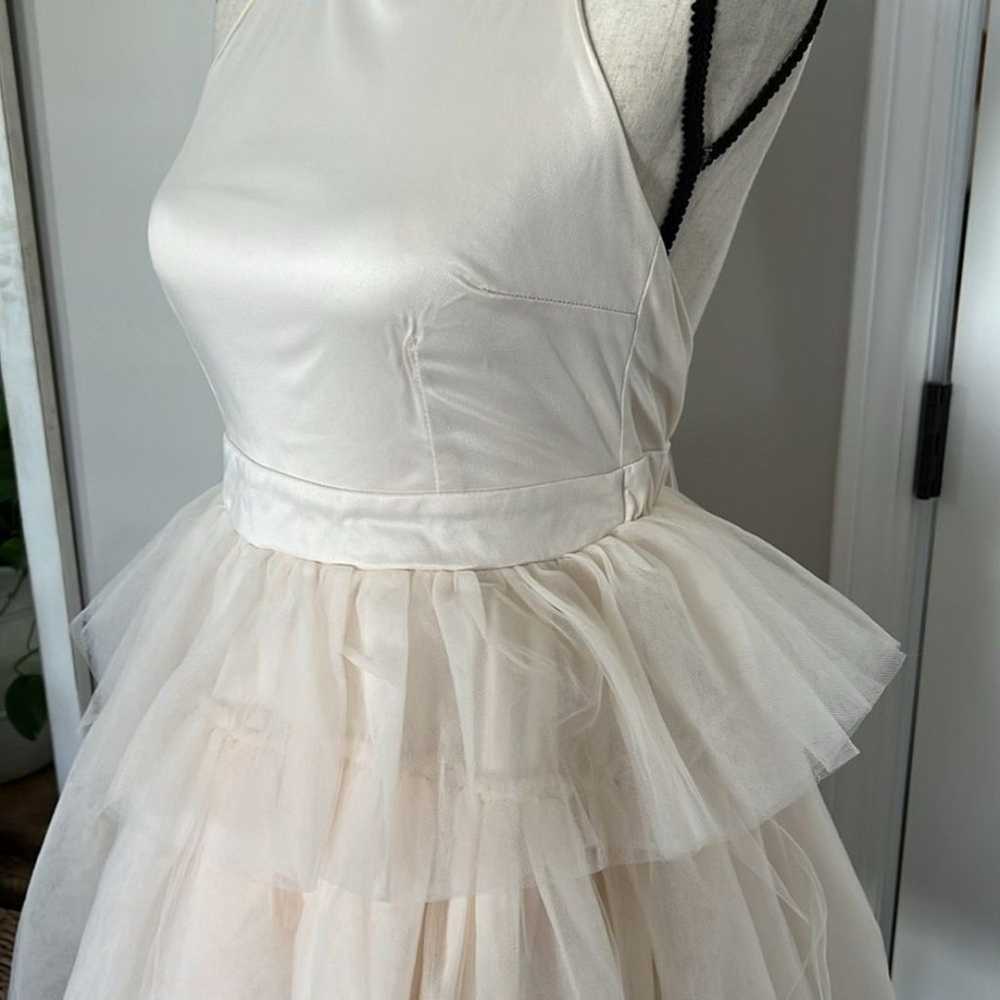 Mable Ivory Tulle Layered Ballerina Dress Size Sm… - image 4