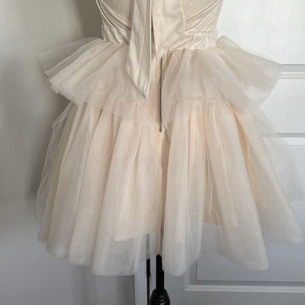 Mable Ivory Tulle Layered Ballerina Dress Size Sm… - image 8