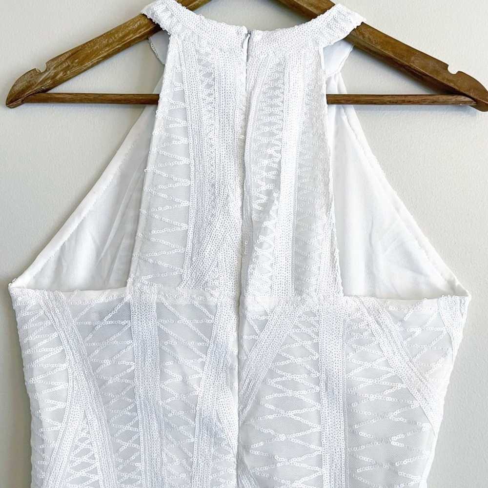 CBR sequins halter neck bodycon minidress white s… - image 7
