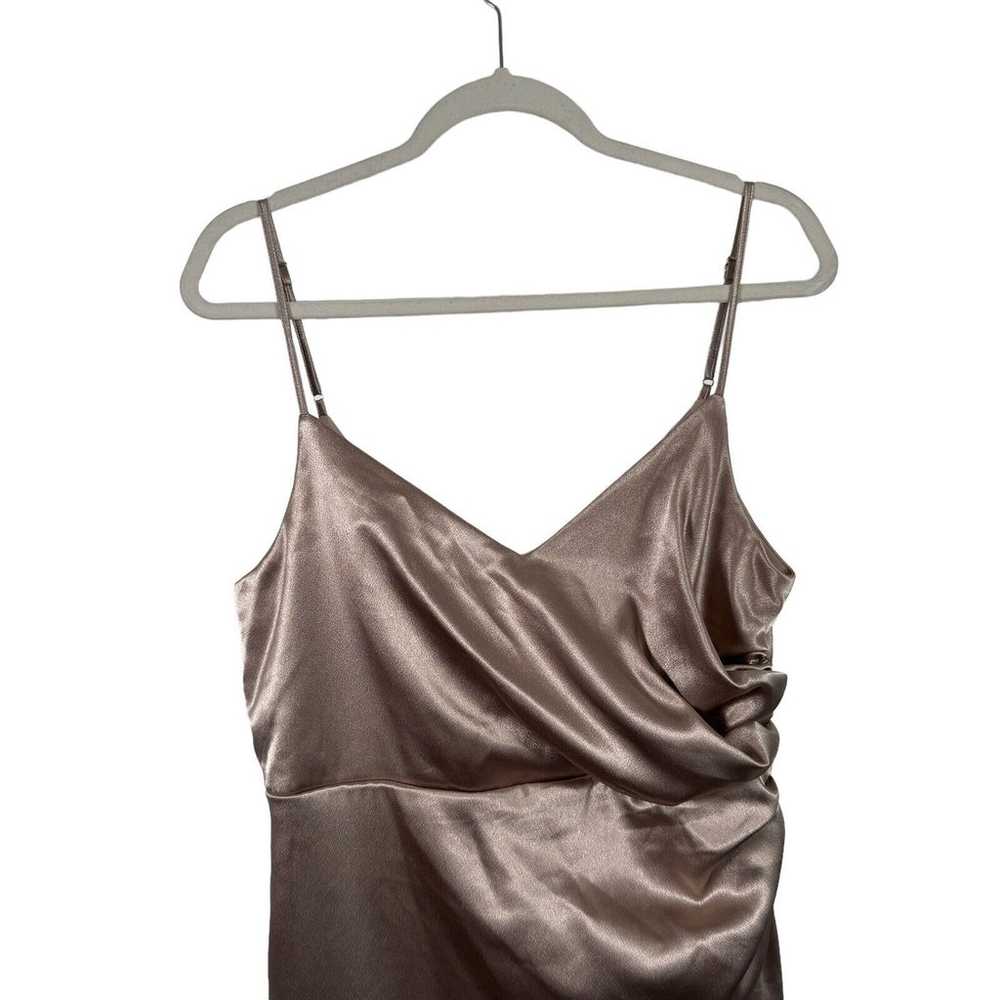 Birdy Grey Catherine Rose Gold Satin Maxi Dress B… - image 3