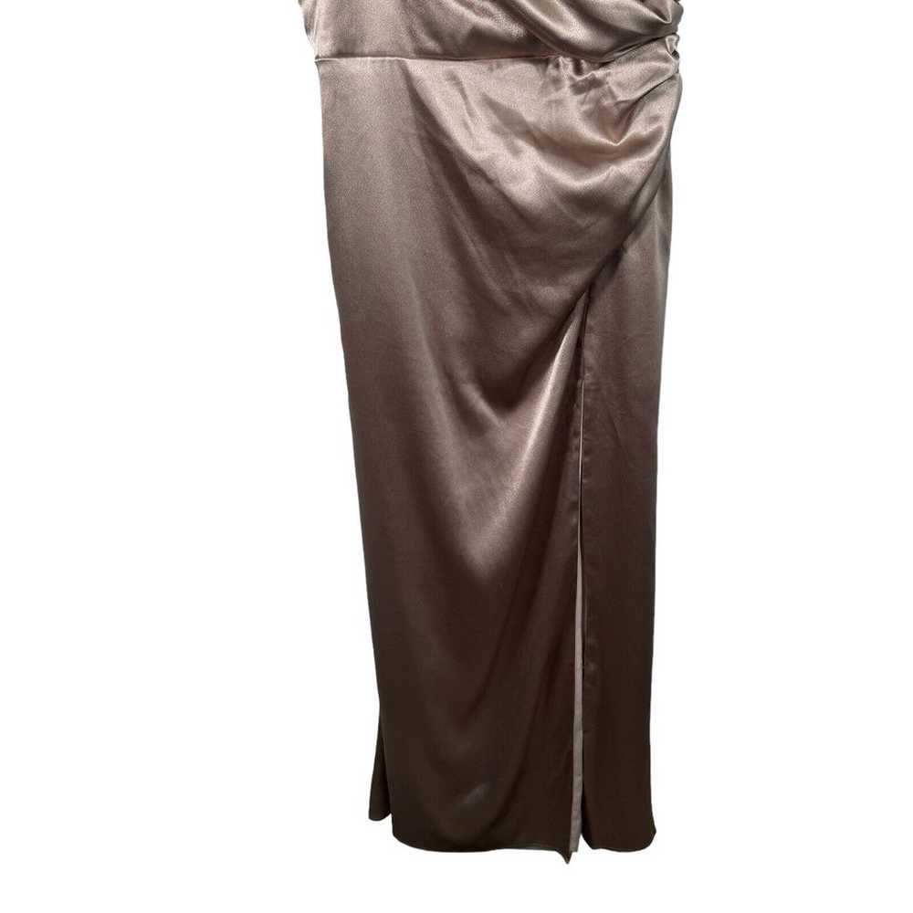Birdy Grey Catherine Rose Gold Satin Maxi Dress B… - image 4