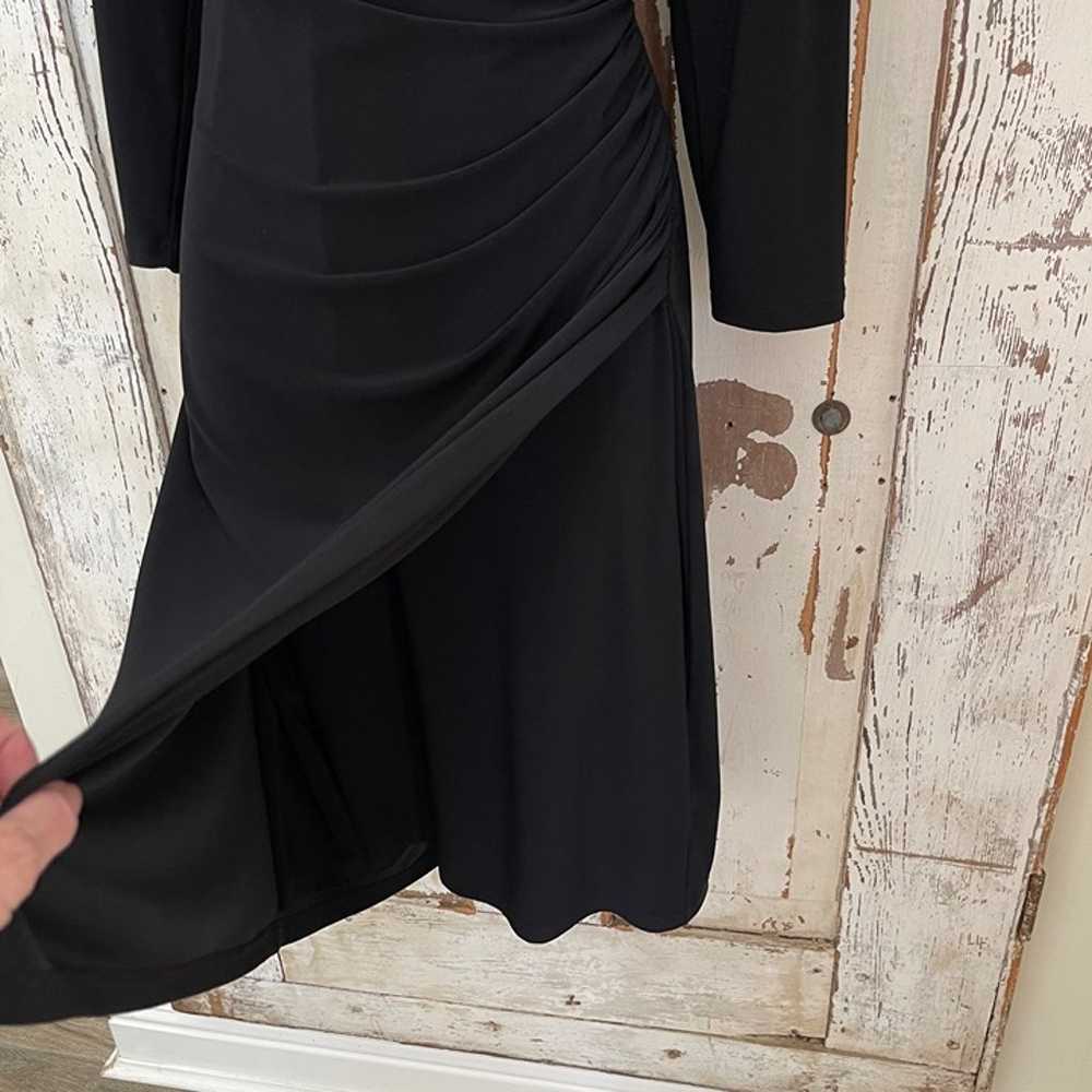 Ralph Lauren Size 12 Womans Black Sheath Wrap Cla… - image 6