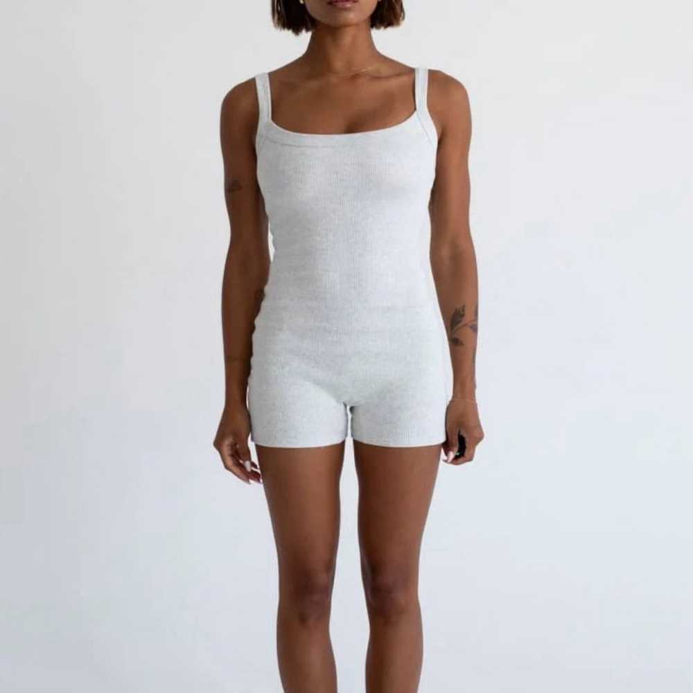 rumored gray romper - image 4